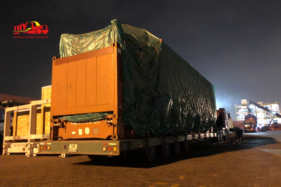 Vận chuyển container đường bộ