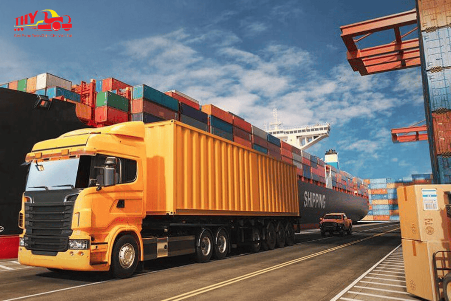 Xe container 40 feet gồm những bộ phận gì?