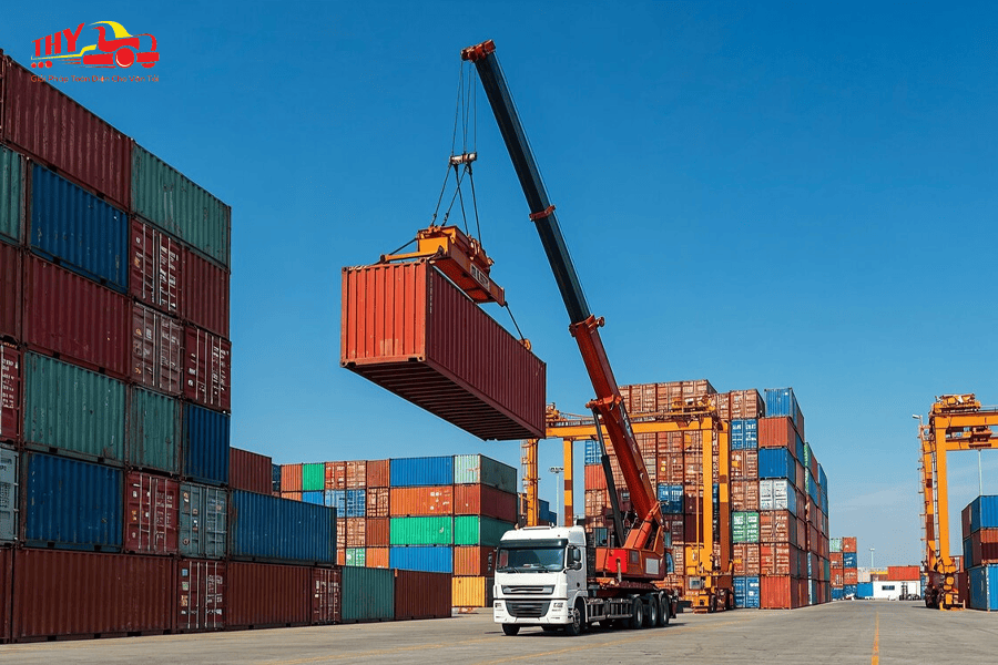 Lợi ích khi vận chuyển hàng bằng xe chở hàng container